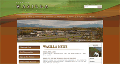 Desktop Screenshot of cityofwasilla.com